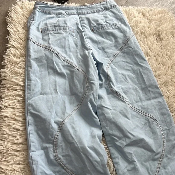 BY.DYLN Ramona Wide Leg light blue